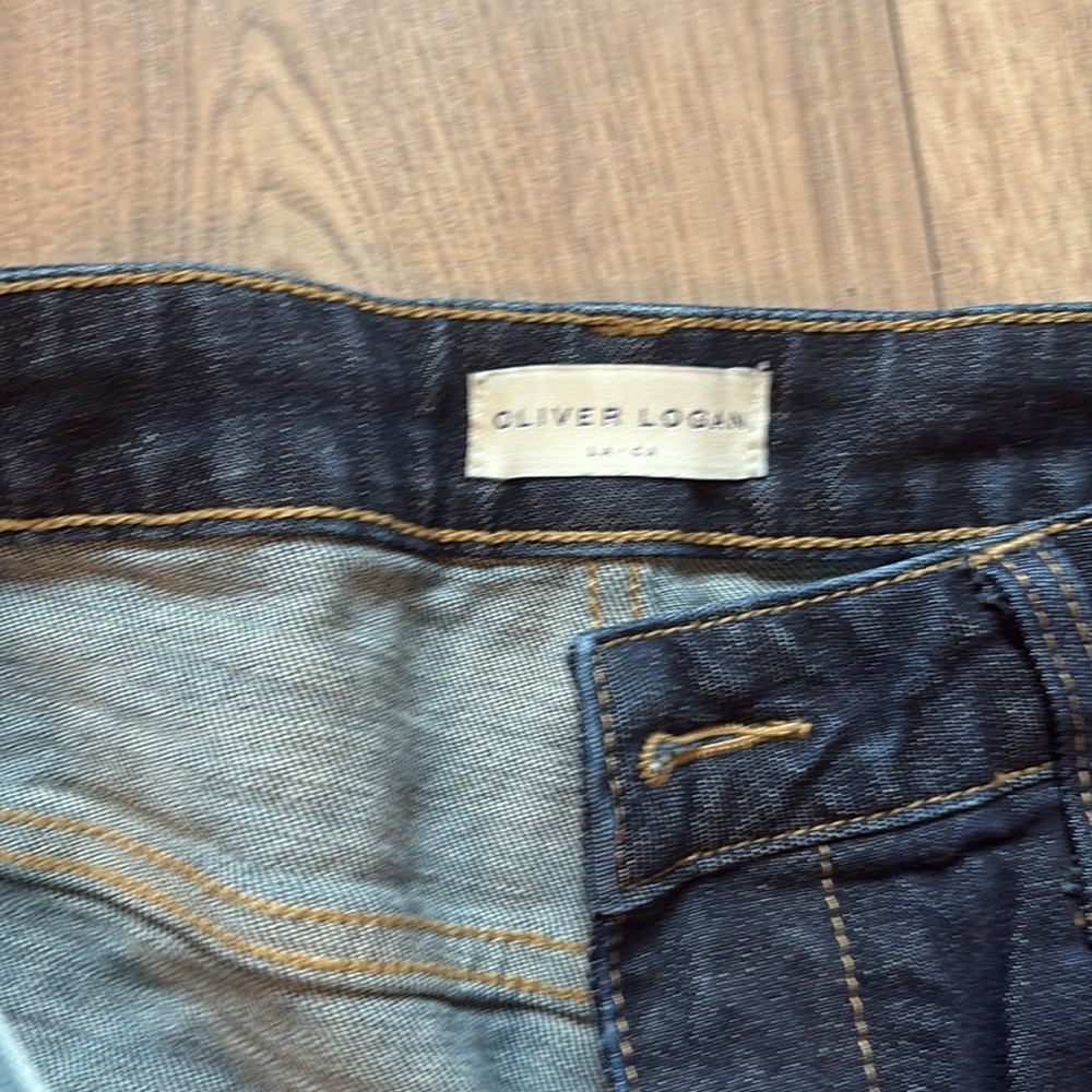 Oliver Logan Women's Dark Blue Flared Jeans sz 29 - Picture 2 of 4